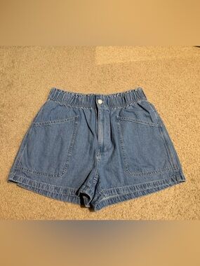 Madewell Elastic-Waist Denim Shorts